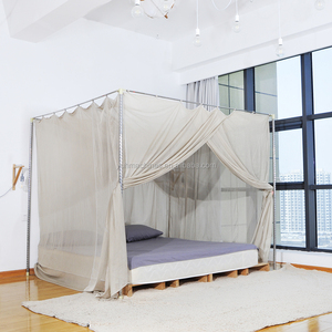 BLOCK EMF EMF Shielding Canopy <strong>Round</strong> Anti Radiation Mosquito <strong>Net</strong> Made by Silver Coated Mesh RF Protection Bed Netting WiFi - Product Image 4