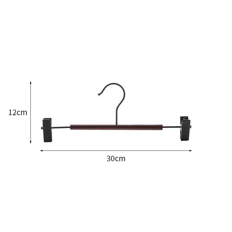 Beechwood and wrought iron trouser clip