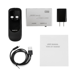 Nueva llegada 2 puertos 8K Hdmi Switch 2 Entrada 1 Salida Hdmi Switch 2 Entrada 1 Salida 8K Hdmi 2,1 Splitter And Switch