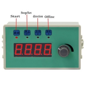 Geschwindigkeits-RPM-Anzeige Schritt-Servomotor-Steuerung Brett Geschwindigkeit einstellbar Umkehrung feste Länge kontinuierlicher Rundflug brandneu - Product Image 1