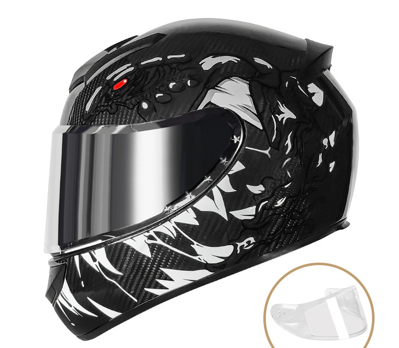 LV118 - Venom III - เลนส์ใส + เลนส์กระจกสีเงิน