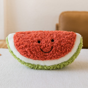 Strawberry Apple Pineapple Watermelon Durian Peach <strong>Banana</strong> Carrot Pillow Fruit Ice Cream Style Office Decoration Plush <strong>Toy</strong> - Product Image 5