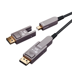 8K 60Hz Fiber Optical Mini DP Mini Displayport Display Port Cable to DP Displayport Display Port Cable AOC Active Fiber Optic