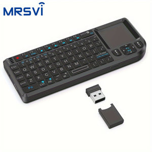 Factory Wholesale Wireless Mini <strong>Keyboard</strong> 7 Color Backlit <strong>Keyboard</strong> 2.4G Touchpad Handheld <strong>Keyboard</strong> for PC <strong>Android</strong> TV Box - Product Image 1