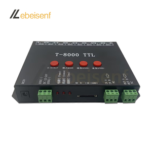 T-8000 программируемые контроллеры RGB с SD-картой для sk6812 WS2812B WS2811 WS2801 LP6803 светодиодные цифровые пиксельные полосы Диммер - Product Image 4