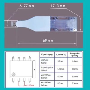 Mehrfach-Feder stifts onden kabel für die Sop8-Wson-Chip-Programmierung mit hervorragenden Kontakt leistungen - Product Image 5