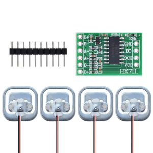 4PCS Human Scale Load Cell <strong>Weight</strong> <strong>Sensors</strong> + HX711 AD Module <strong>Weight</strong> <strong>Sensor</strong> Electronic Scale Weighing Pressure <strong>Sensor</strong> DIY Kit - Product Image 1