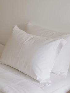 Khách sạn hiện đại trắng 100% bông mô hình rắn đơn giản Duvet cover Set mềm mại thoáng khí thân thiện với môi chống nhăn 4 Mảnh 300tc - Product Image 3