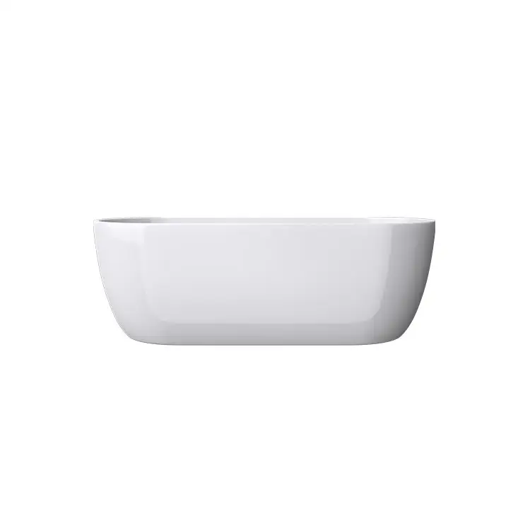 Bañera portátil de color blanco para adultos, varios tamaños en stock, baño independiente, bañera barata de fibra de vidrio