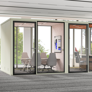 Flexspace Nhà Sản Xuất Mới Di Động Làm Việc Văn Phòng Pod Điện Thoại Trong Nhà Vỏ Cuộc Họp Trong Nhà Cách Âm Gian Hàng Văn Phòng Của Apple Cabin - Product Image 3