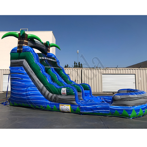 <strong>Nip</strong> <strong>slip</strong> on a Water Slide Kids <strong>and</strong> Adults Commercial Grade 0.55mm Blow up Water Slide Water Slide Inflatable - Product Image 5