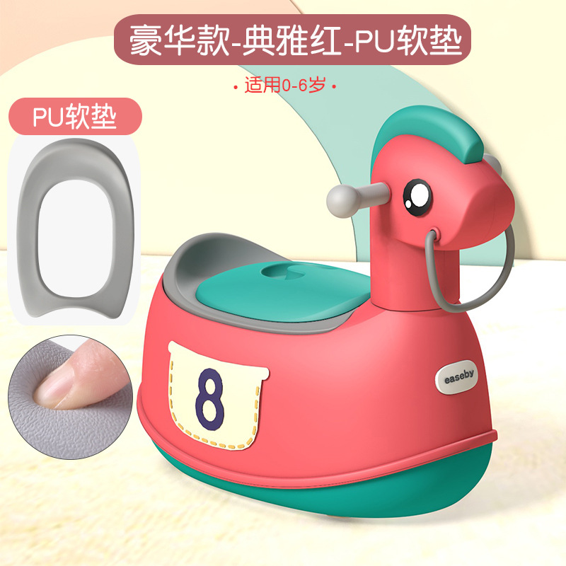 PU rose rouge