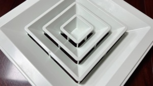320*320*50mm PVC Entlüftung mit quadratischer Decke Diffusor Klimaanlage Diffusor - Product Image 5