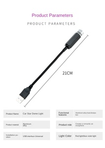 Modern <strong>Mini</strong> <strong>LED</strong> <strong>Star</strong> Light USB Car Laser Projection Flash Stage Light Battery Powered Atmosphere Light for Bedroom Cross-Border - Product Image 6
