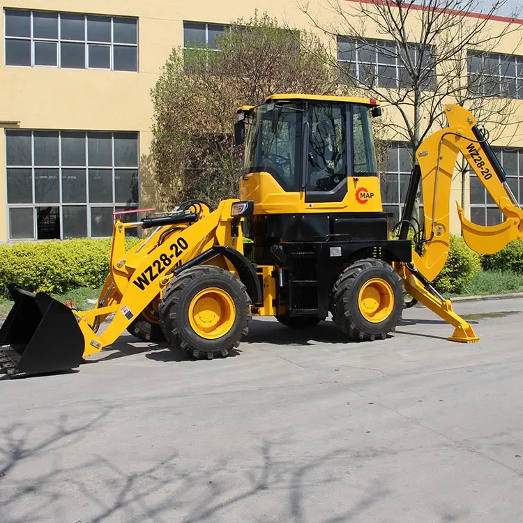 Giá rẻ thiết bị xây dựng 2 tấn mini loader backhoe loader để bán