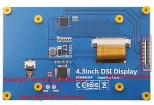 Produttore 5 pollici MIPI DSI interfaccia LCD Touch Screen Display modulo Raspberry Pi 5 "LCD DSI Display Touch Panel capacitivo - Product Image 3