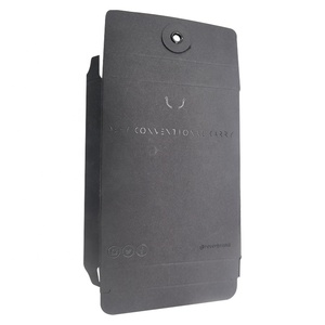 Черные конверты из крафтовой бумаги с УФ-логотипом на заказ - Product Image 4