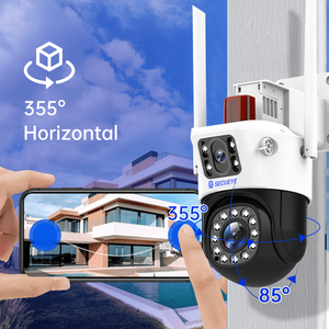 Nueva Cámara 4G Mini 2K 4MP WiFi PTZ para vigilancia de seguridad al aire libre Smart Home seguimiento automático pequeño uso de red CCTV inalámbrica - Product Image 5