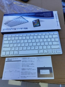 スーパースリムミニオフィスとホーム屋外ポータブル78キーワイヤレスキーボードWindows OS/Apple Mac/Android用 - Product Image 6
