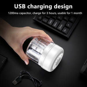 4 in 1 100ml/250ml soğan kıyıcı mutfak robotu sarımsak ezici Mini USB şarj mutfak kesici alet elektrikli sarımsak kıyıcı - Product Image 5