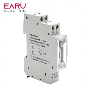 180A 15 minuti Timer meccanico 24 ore programmabile Din rotaia Timer interruttore di tempo relè strumenti di analisi di misurazione nuovo SUL - Product Image 4
