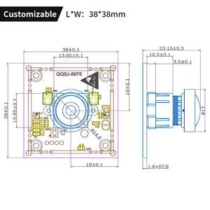 5MP CMOS IMX335 2K USB modulo macchina fotografica incisione Laser CCTV sistema di monitoraggio - Product Image 5
