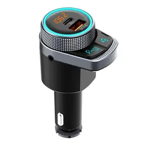 C80调频发射机自动扫描USB QC 3.0 PD 20 w C型快速充电车载充电器蓝牙5.1免提通话车载调频调制器 - Product Image 1