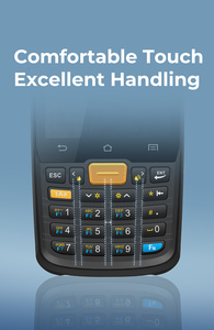 FYJ F9824L 4 "Android 11 IP65 Teclado PDA resistente Versión 2G + 16GB Escaneo de código de barras Almacén Terminal de computadora de mano - Product Image 2