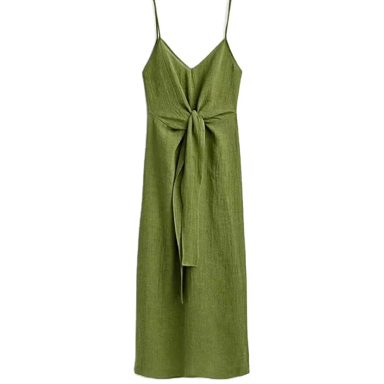 Фабричный дизайн зеленое сказочное французское длинное платье уникальный дизайн на груди высокое качество банкетное Ретро женское платье светлое