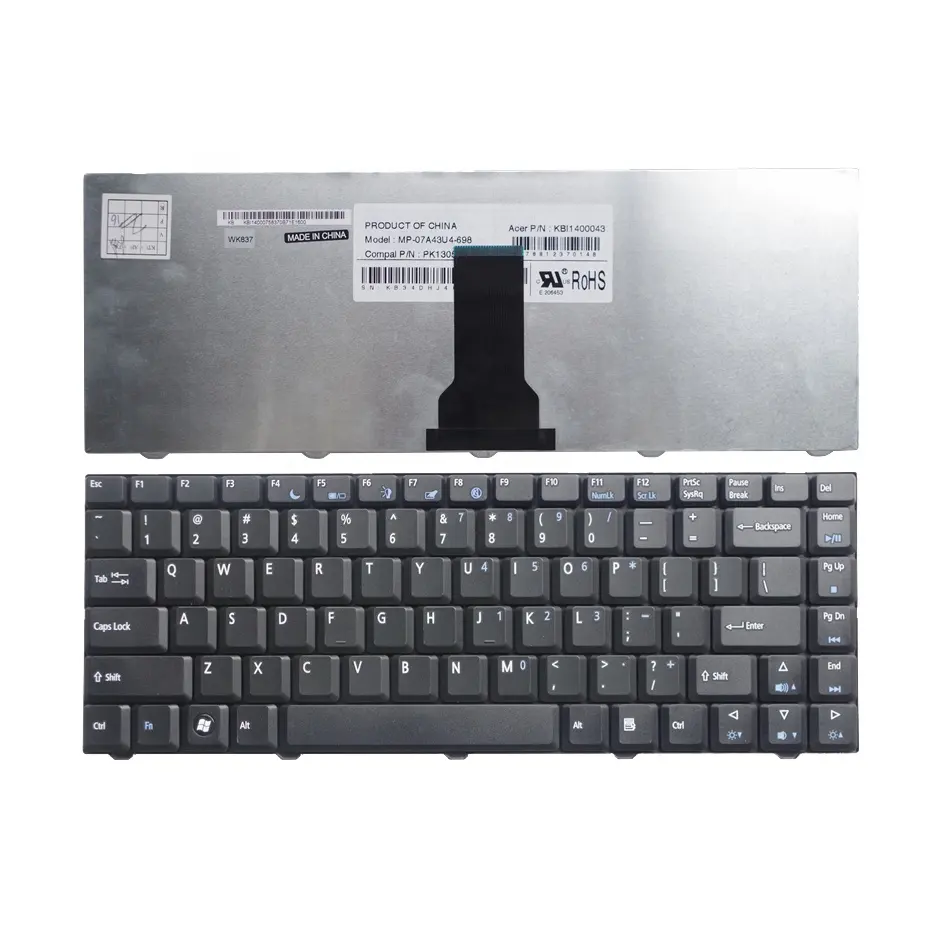 Acer D520 D720 E520E720シリーズ用ラップトップキーボード