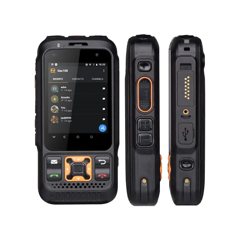 UNIWA F30S IP54 Waterproof POC Radio Zello Android Walkie Talkie Phone with 4G SIM Card