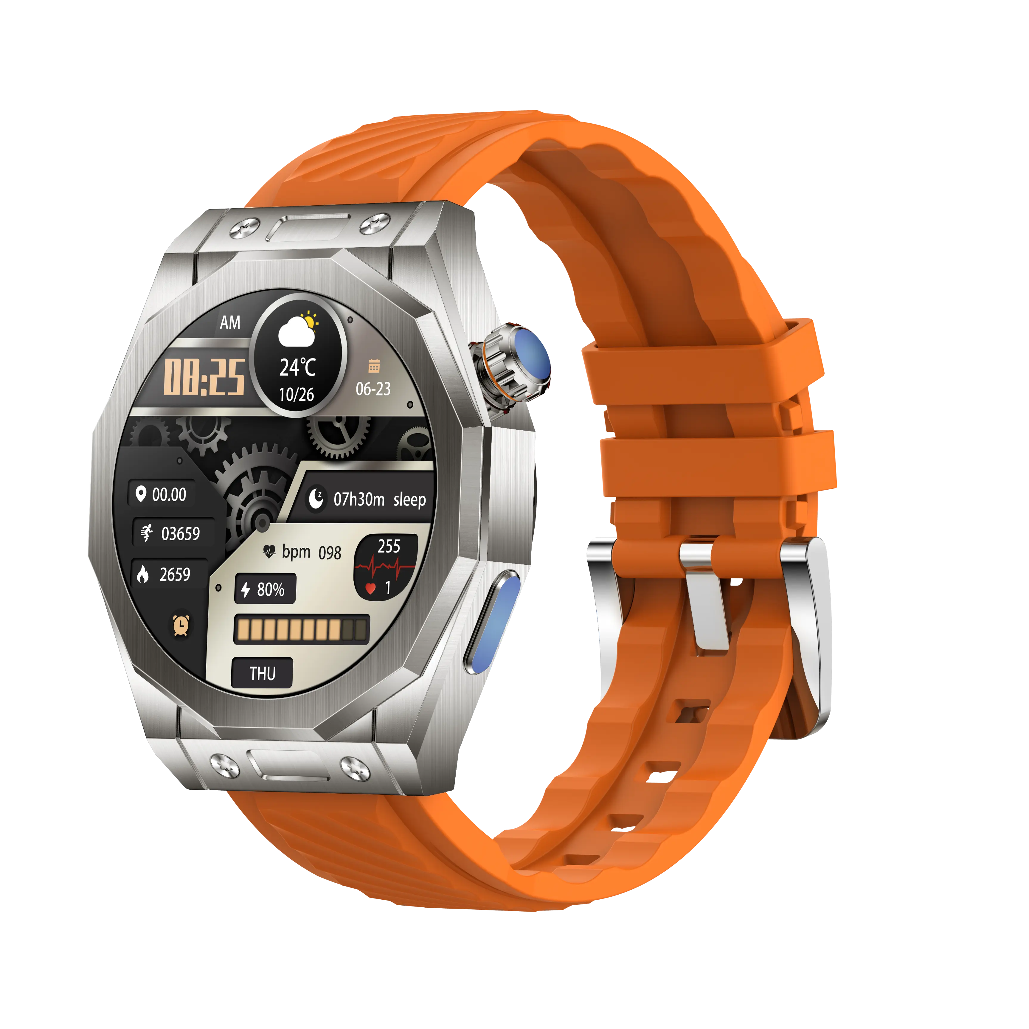 Nuovi orologi intelligenti di lusso con schermo rotondo amoled NFC Ip68 impermeabili GPS traccia smartwatch z83 Max