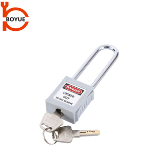 Boyue Tùy Chỉnh Quản Lý Khóa Thép Còng Dưới Gia Cố Nylon Ổ Khóa An Toàn Với Key Bền Chống Trộm Tính Năng - Product Image 2