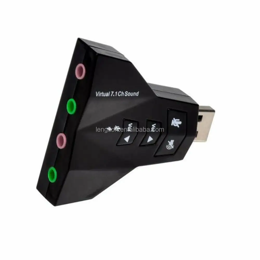 Abbastanza stock di stock migliore scheda Audio doppia scheda Audio 2.0 USB virtuale USB 7.1 esterno 3D