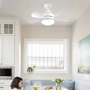 Ventiladores de techo regulables LED decorativos para el hogar con luces LED Ventilador de control remoto Luz de techo con luz LED - Product Image 5