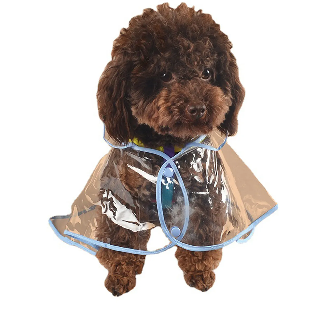 Trong suốt PU Phong Cách mưa Pet Dog quần áo không thấm nước Dog Rain coat chó phụ kiện và quần áo Áo Puppy áo mưa