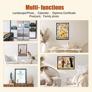 יהלומי ציור מסגרות 30x40cm, מגנטי דביק יהלומי אמנות מסגרת <span class=keywords><strong>12x16</strong></span> אינץ מתאים 10x14 אינץ תמונה