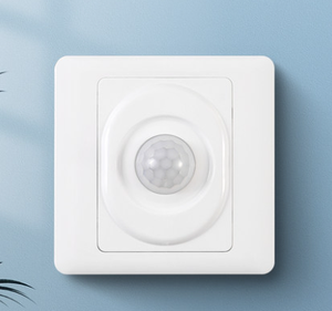 İki satır kızılötesi insan vücudu sensörü anahtarı 86 tipi merdiven kızılötesi sensörü anahtarı koridor 220V akıllı gecikme anahtarı - Product Image 1