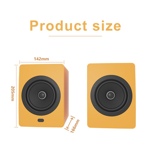 2024 New Bluetooth 5.0 True Wireless Technology Desktop Bluetooth Speakers With Remote Control System Bass Monitor Speakers - Product Image 3