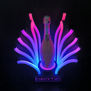 Đế trưng bày rượu LED kim loại cao cấp VIP có logo tùy chỉnh, sạc lại được, dành cho dịch vụ rượu tại câu lạc bộ đêm - Product Image 6