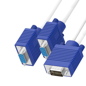VGA3+6 <strong>1</strong> in <strong>2</strong> Out Computer LED Display Multifunctional Video Data <strong>1</strong> Male to <strong>2</strong> Female <strong>VGA</strong> Split Screen Cable - Product Image 6