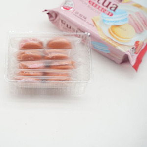 Hot-bán 100g macaroon bánh sandwich bánh quy 3 hương vị bao gồm cả kem mini Macaron Cookies hương vị ngọt ngào 40 túi mỗi thùng carton - Product Image 3