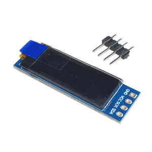 0.91 inç OLED modülü 0.91 "beyaz/mavi OLED 128X32 OLED LCD LED ekran modülü 0.91" IIC iletişim