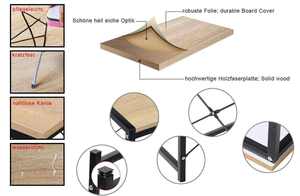 Suoernuo moderno hogar multifunción Metal mesa de oficina estudiante portátil mesa de madera pequeñas mesas de ordenador