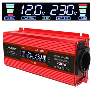 Power Inverter 2000W Solar Inverter Voltage Converter <strong>Dc</strong> to Ac LCD Display 800watt Inverter Factory - Product Image 6