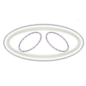 ショッピングモールの装飾16x7mプログラム制御噴水と滝