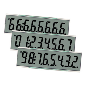 Personalizzato economico SJXDGN042 HTN positivo 8 8 punti decimali Display monocromatico segmento statico schermo moduli LCD - Product Image 1