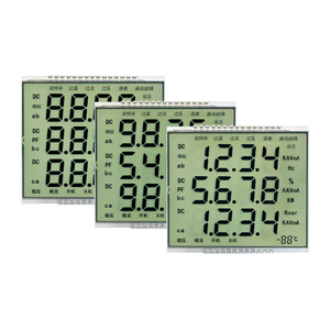 Günstiger Preis Benutzer definiertes Segment LCD-Display Segment zeigt Bildschirm HTN Positiv 5V kein Controller keine Hintergrund beleuchtung 7-Segment-LCD-Anzeige - Product Image 4