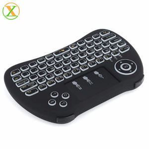 Miniteclado inalámbrico H9, batería de litio integrada con receptor inalámbrico, teclado y ratón, combo de control remoto