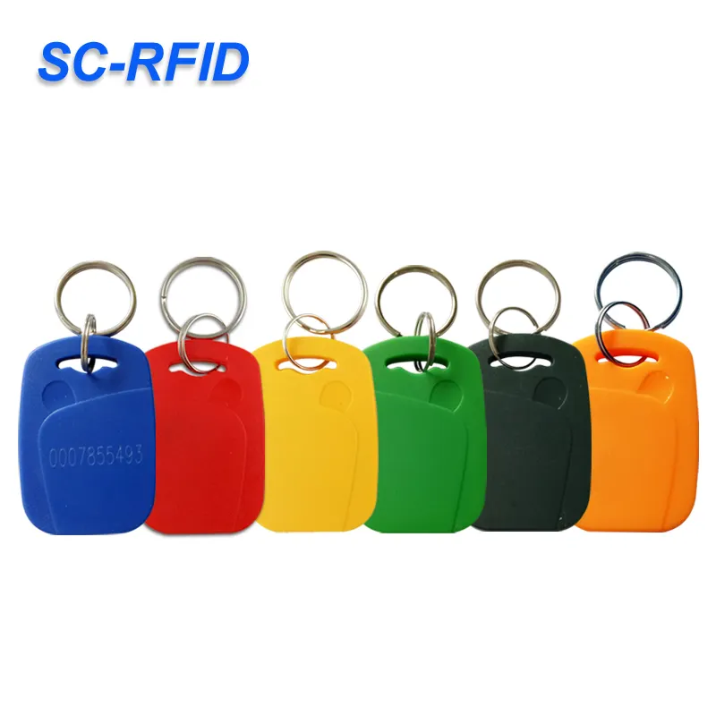 Großhandels preis RFID neun Farben ABS Schlüssel anhänger 24 Stunden Lieferung